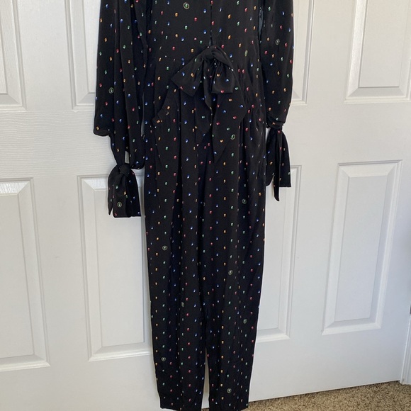 Stella McCartney Keira Silk Jumpsuit Sz 6 - Picture 4 of 15